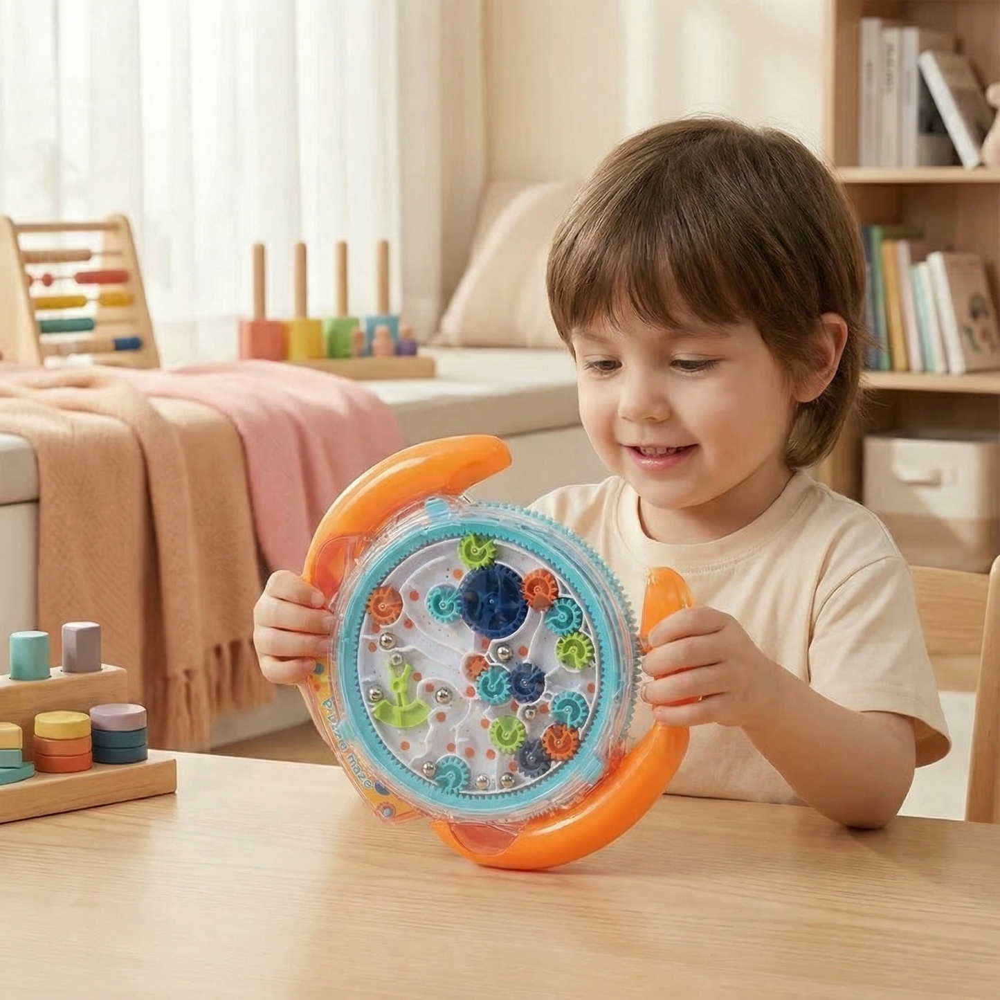 3D Ball Maze Wheel – Skill and Learning Game