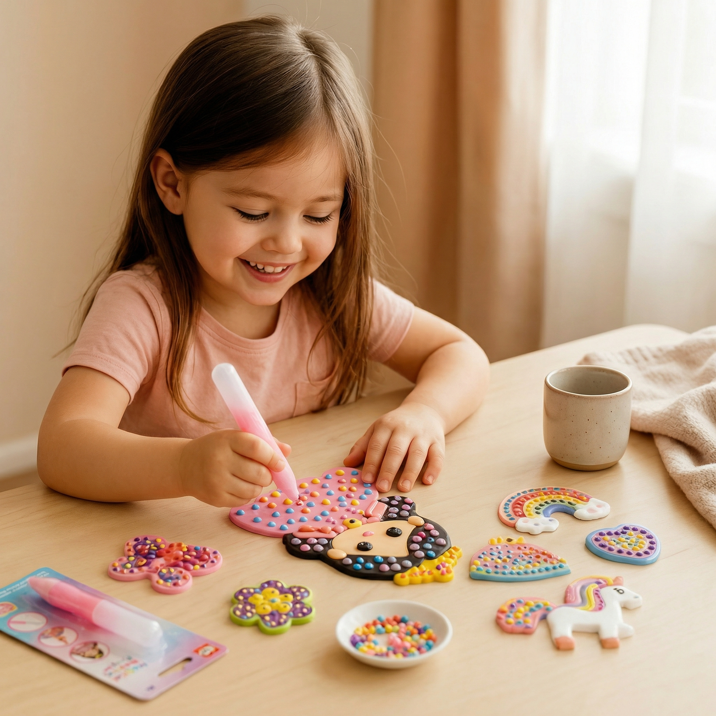 Magical Bead Painting – DIY Set for Kids