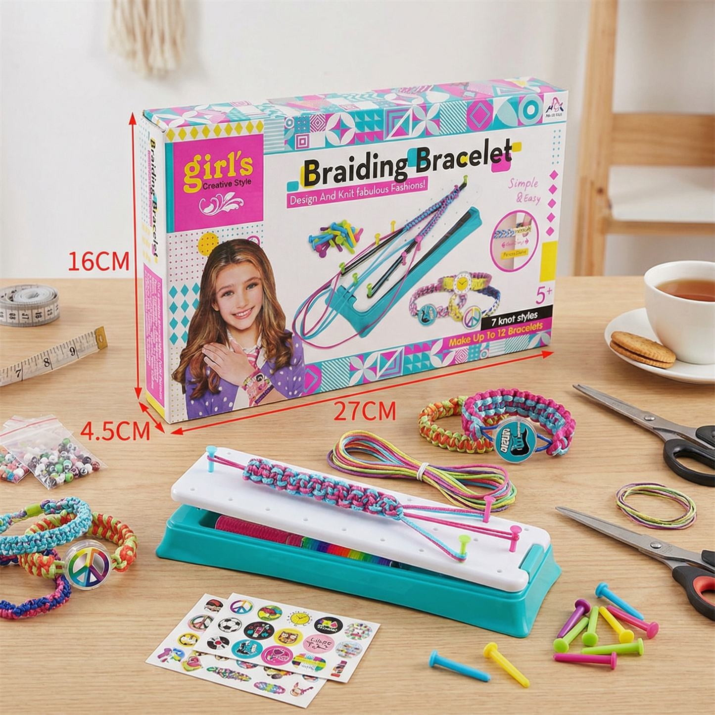 DIY Braiding Bracelet Kit