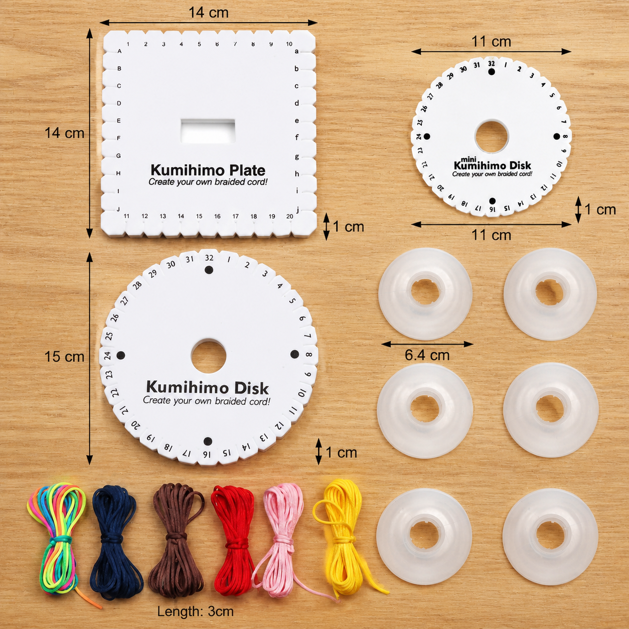 DIY Kumihimo Bracelet Making Kit for Kids