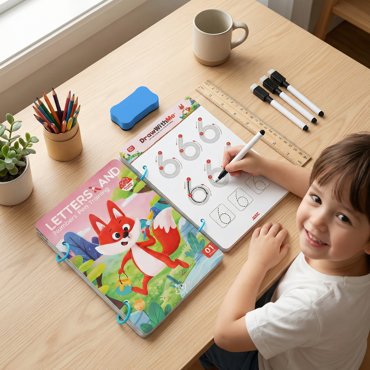 Line Drawing - Pen Control Training Book for Kids