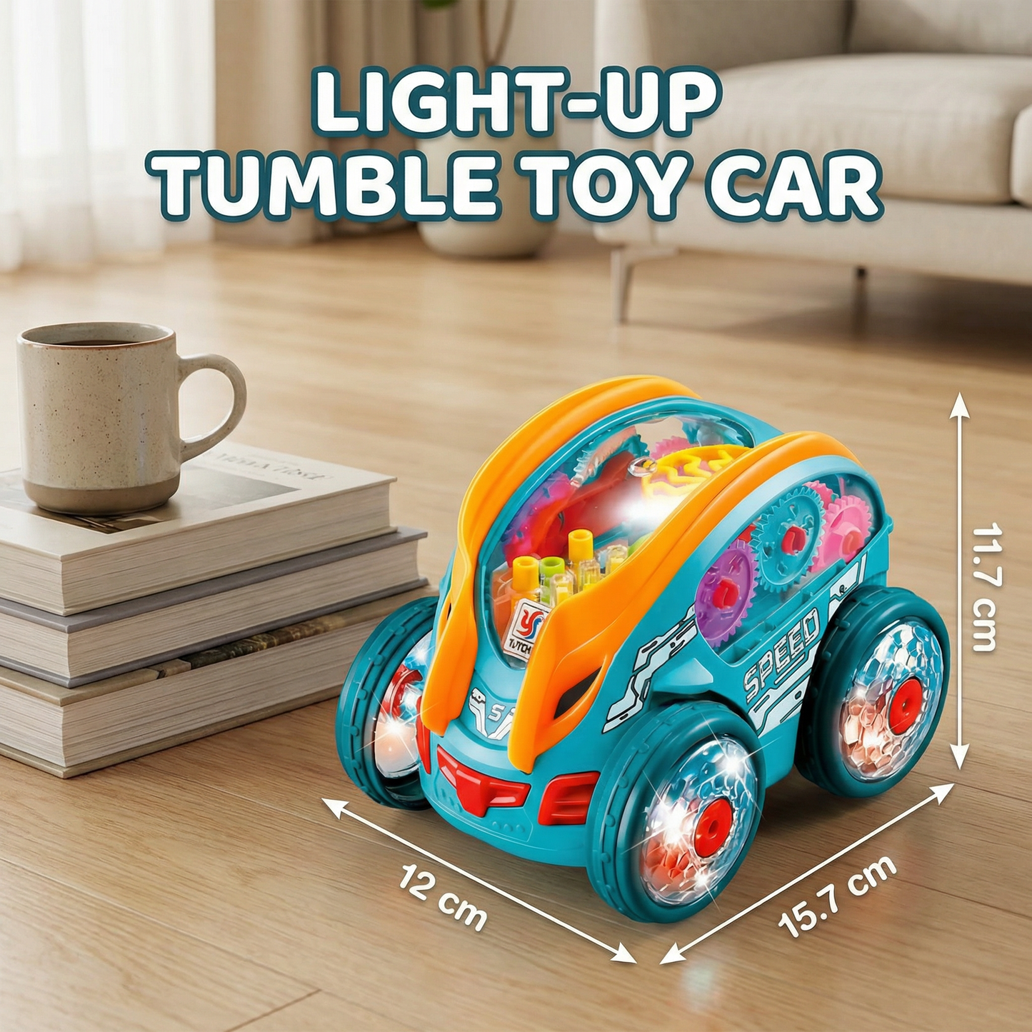 Light-up Tumble Toy Car
