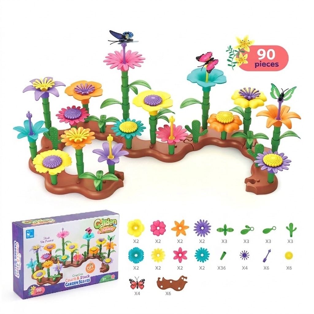 Flower Garden Building Toy for Kids β Creative Planting & Learning Playset for Little Gardeners