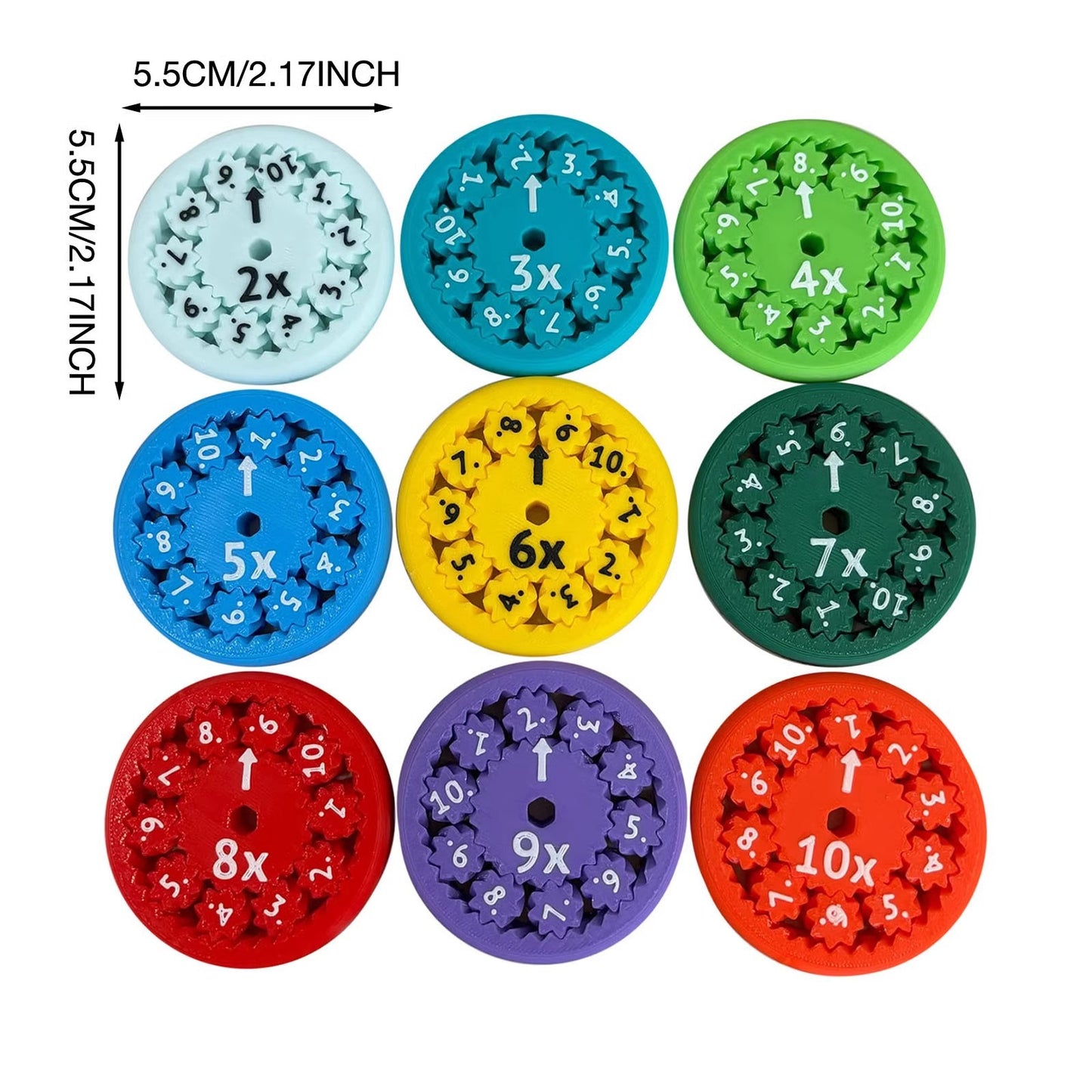 Mathematics educational game Fidget Spinner