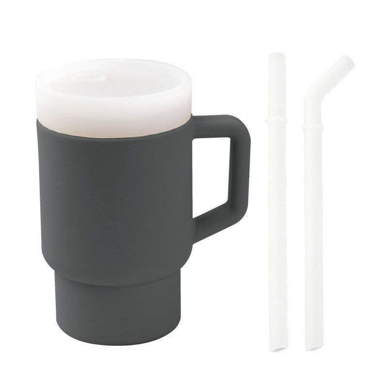 Leakproof Silicone Toddler Straw Cup