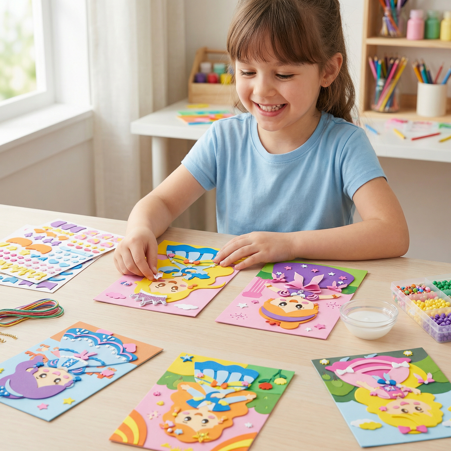 Creative Sticker Craft Set for Children