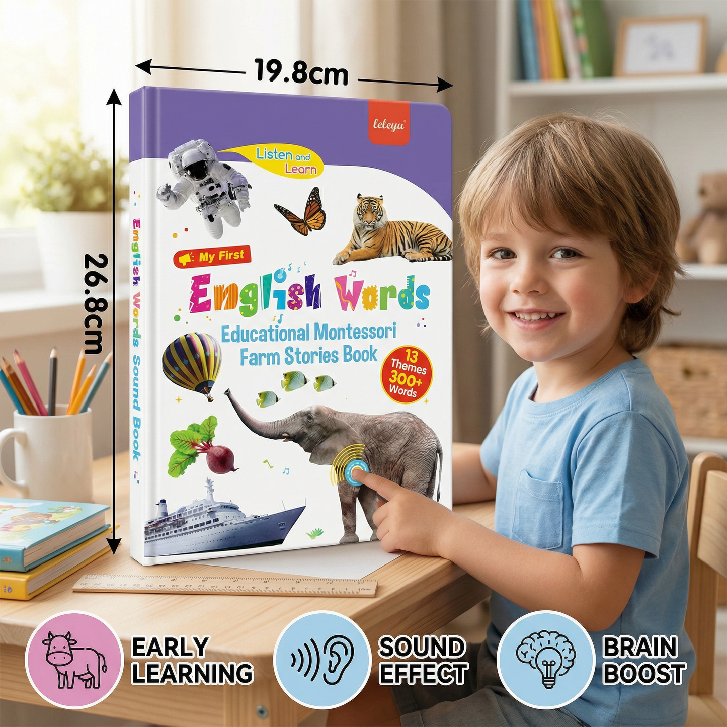 Talking English Learning Book for Children