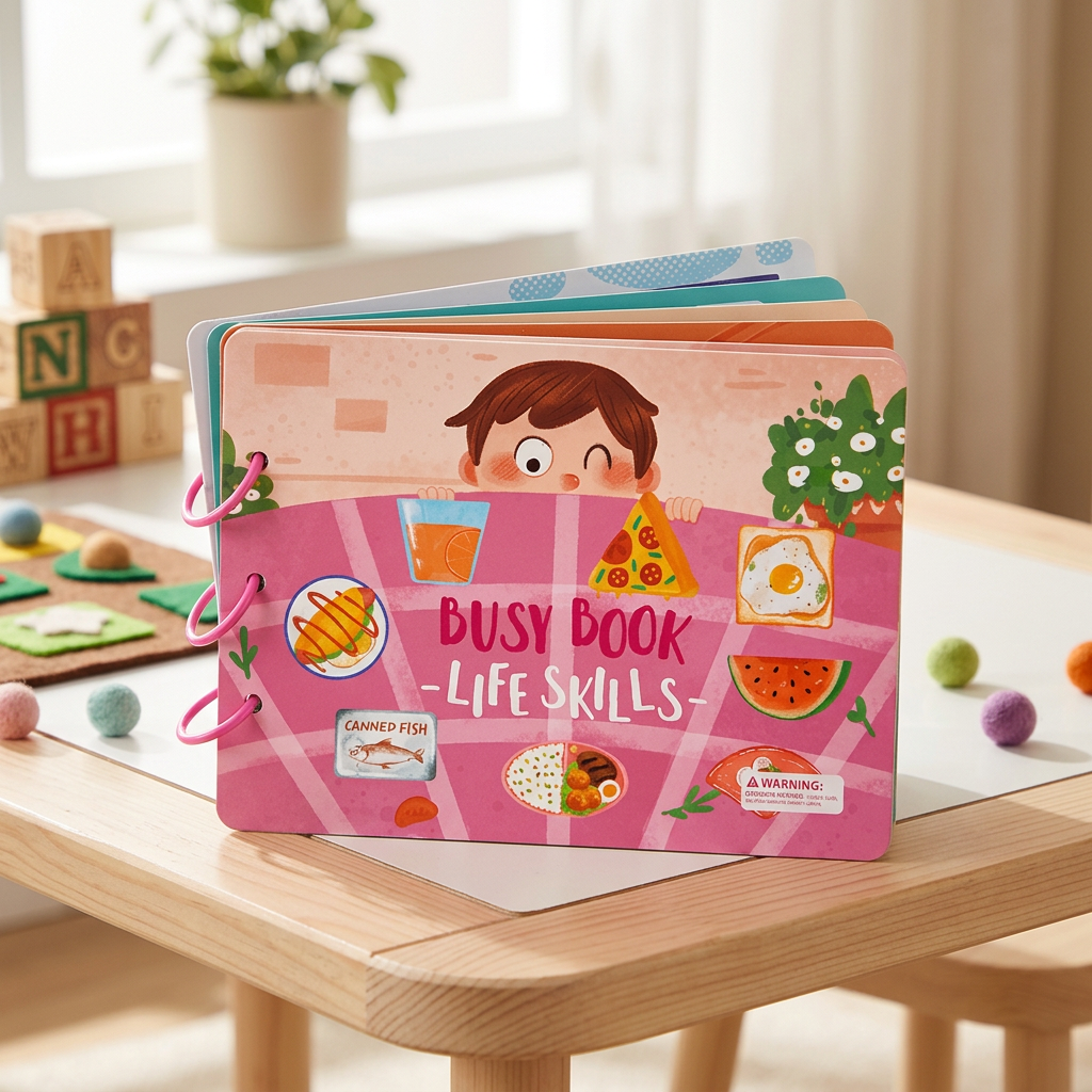 BusyBook - Montessori Durable Story Book
