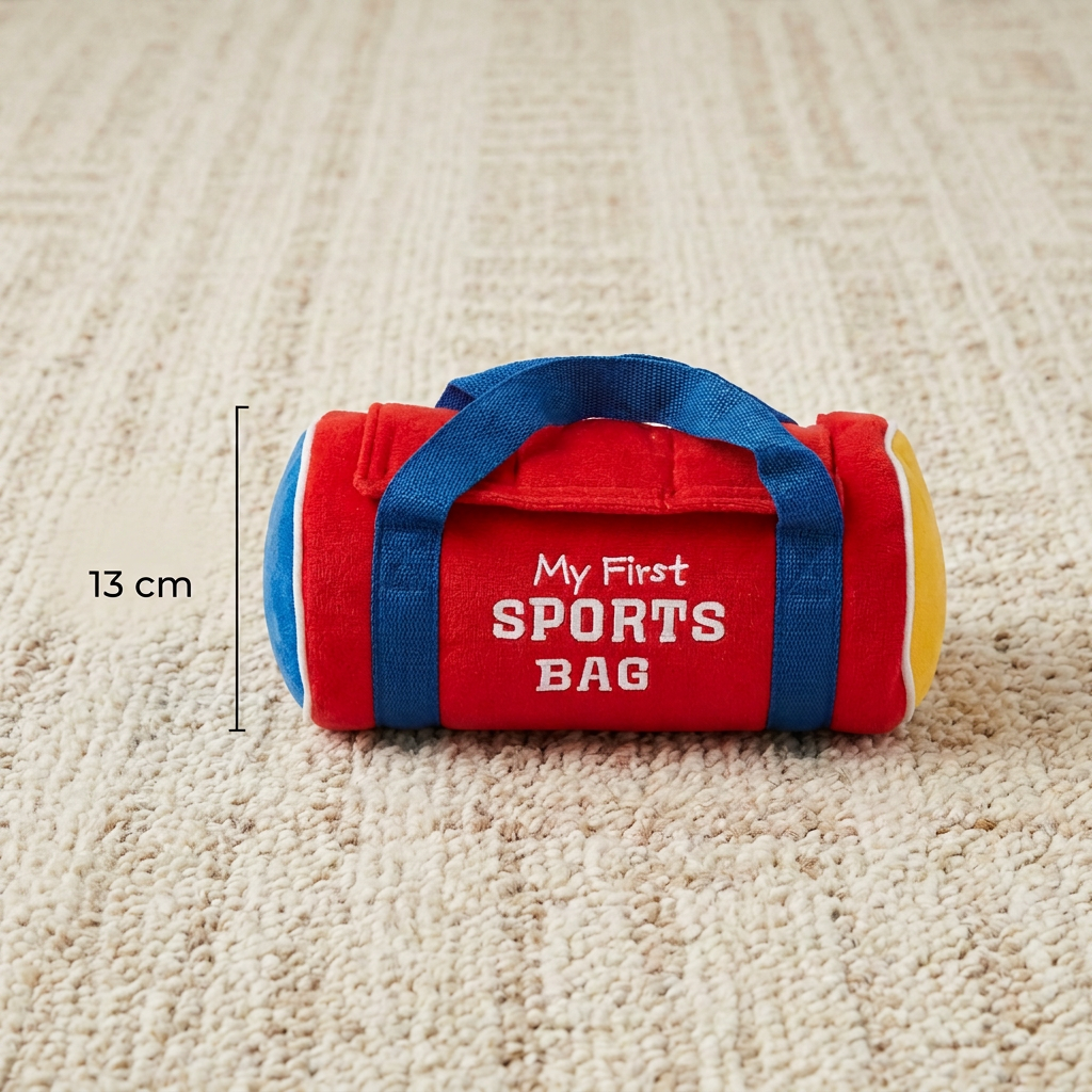 My First Sports Plush Bag – Soft Baby Play Set