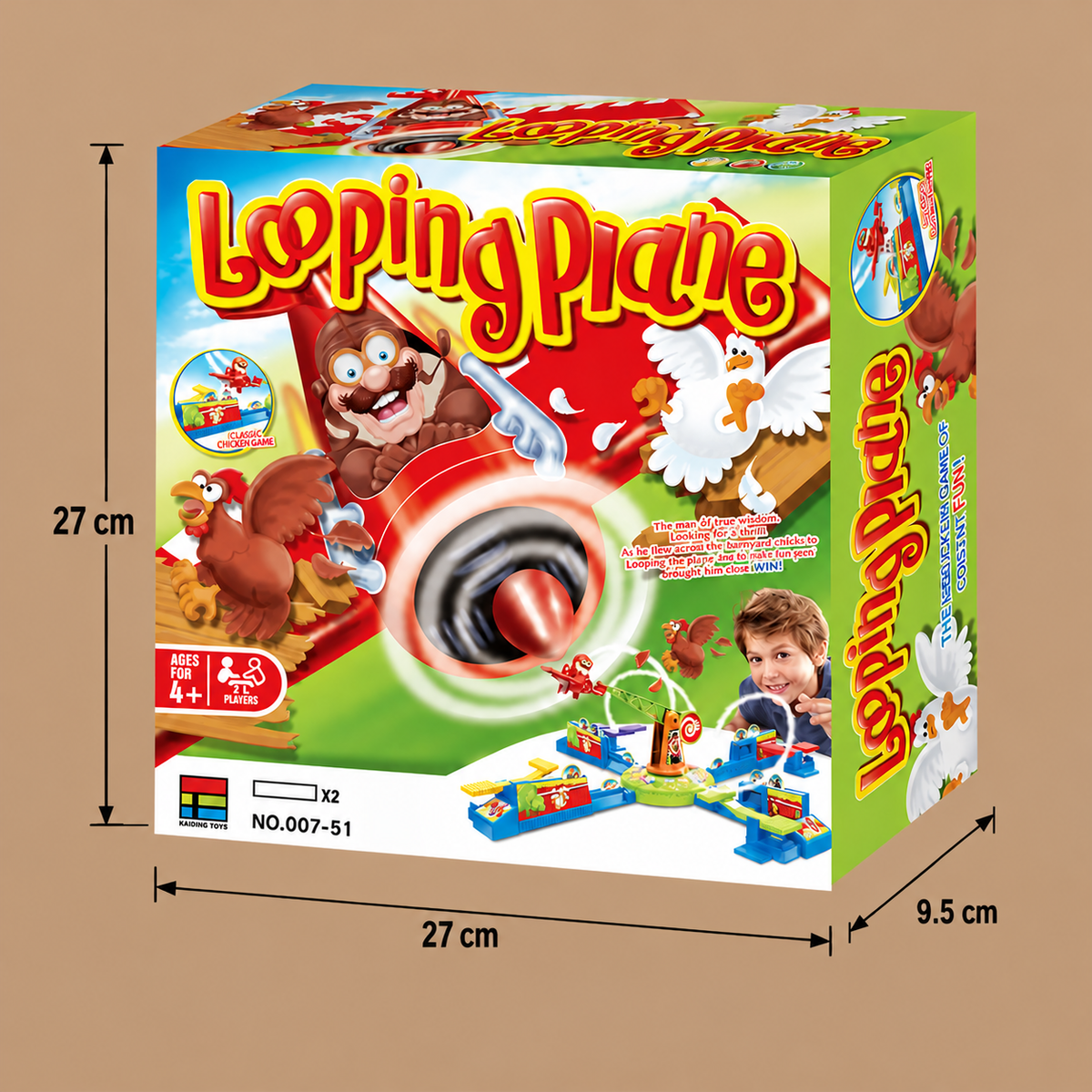 Interactive Multiplayer Flying Plane Family Board Game