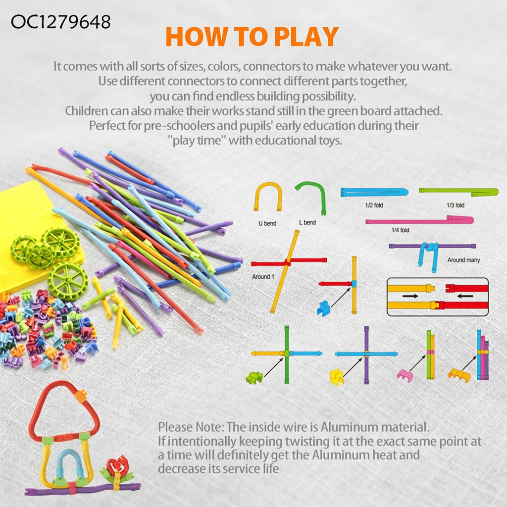 DIY Twisty Sticks – Creative 3D Building & STEM Construction Set