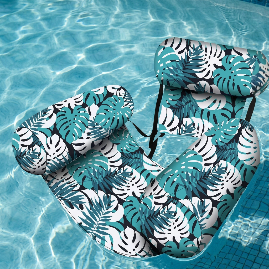 Inflatable Pool Hammock with Backrest β Foldable Water Lounge