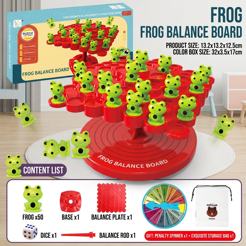 Frog Balance Board – Skill-Building Family Game