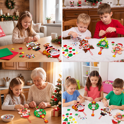 DIY Christmas Shaker Ornament Craft Kit for Kids