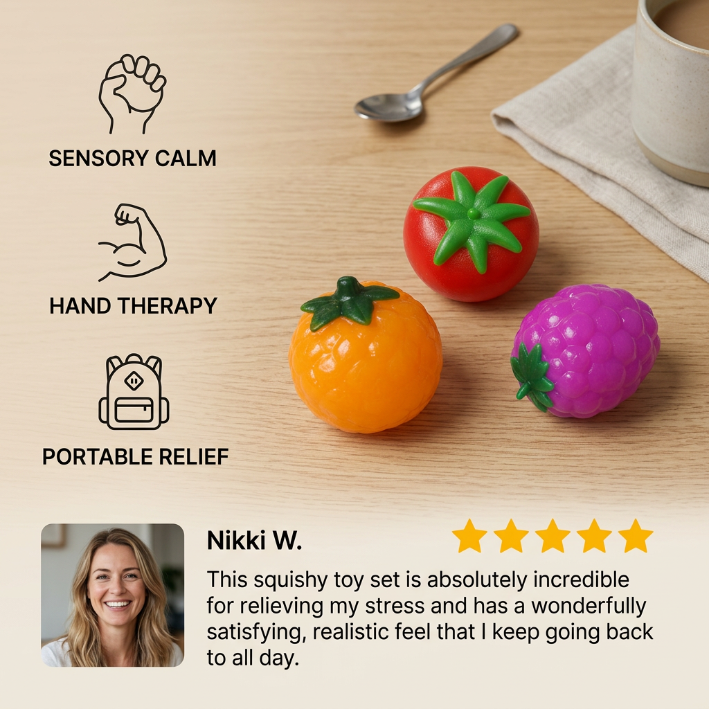 Food-Shaped Squishy Stress Relief Toy
