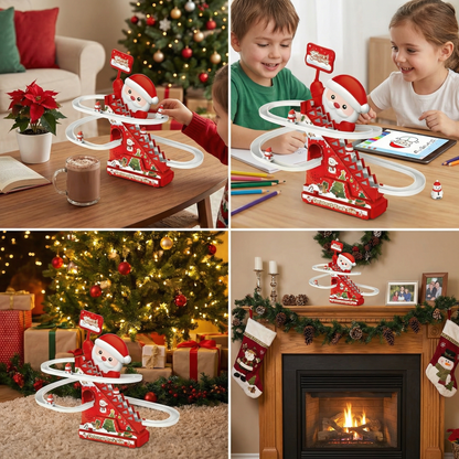 Christmas Santa Slide Roller Coaster Fun
