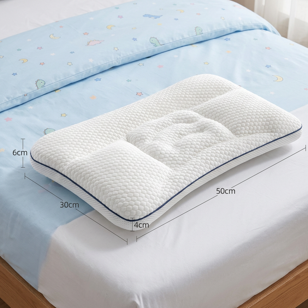 Ergonomic Neck Support Memory Foam Kids Pillow