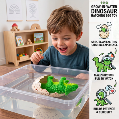 Educational Grow-in-Water Dinosaur Hatching Egg Toy for Kids