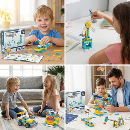 3in1 Science and Engineering Building Blocks Play Set