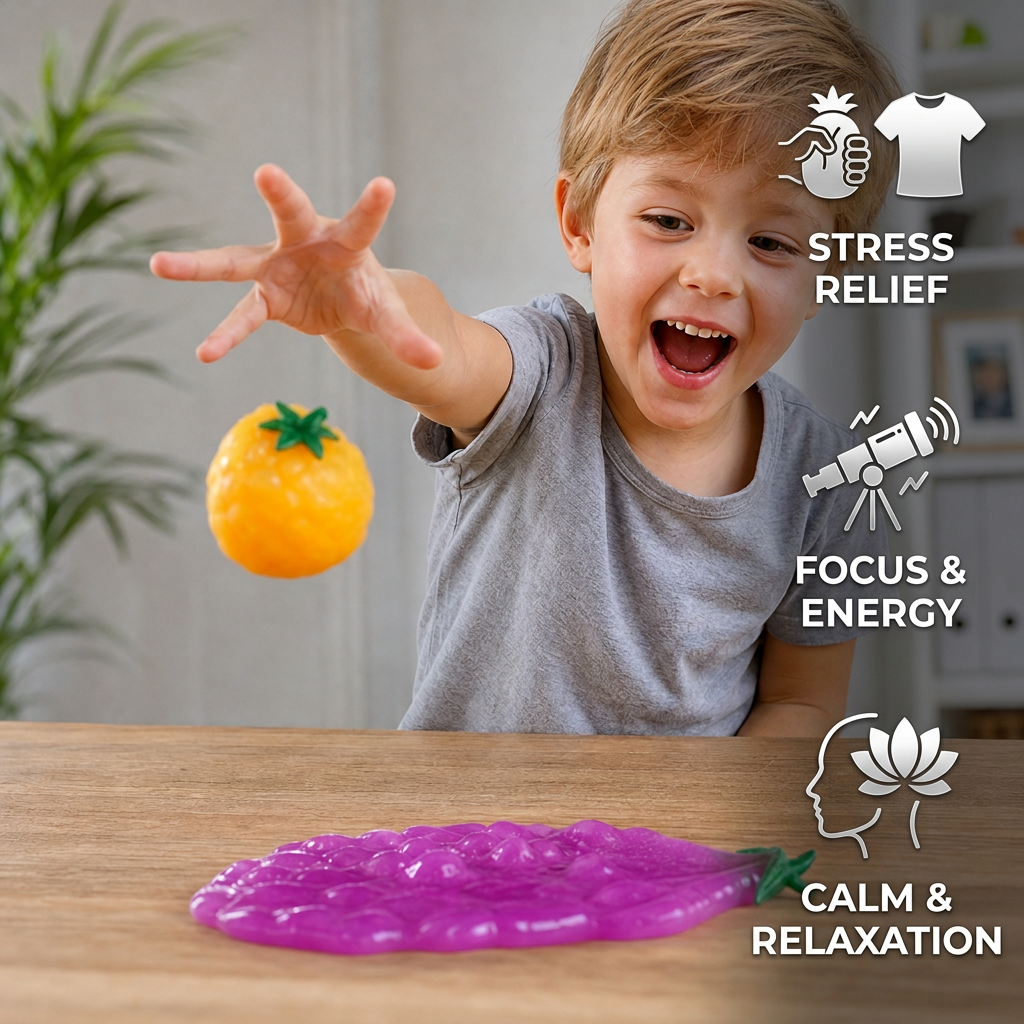 Food-Shaped Squishy Stress Relief Toy
