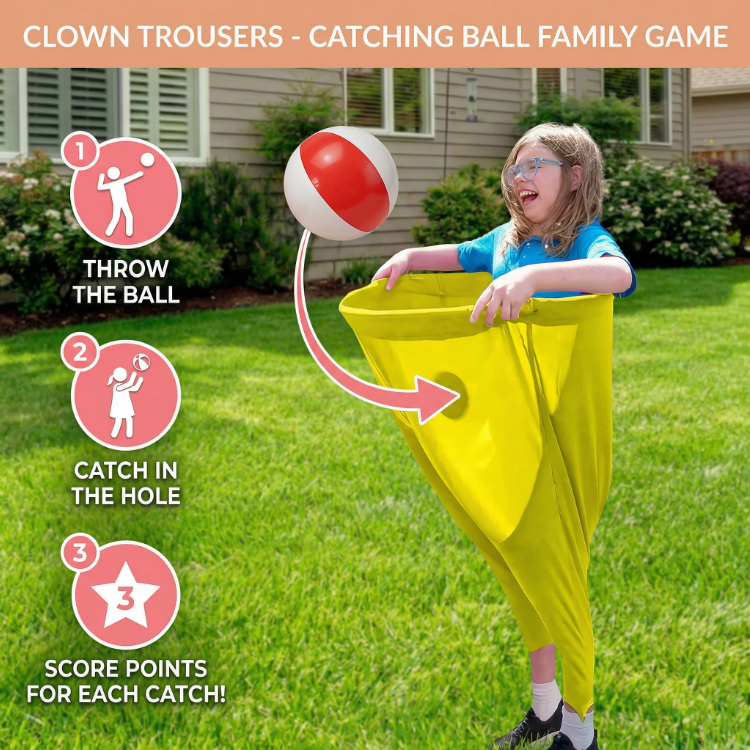 Clown Trousers - Catching Ball Family Game