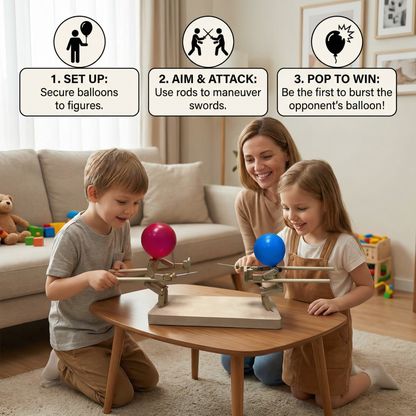 Family Balloon Fencing Game