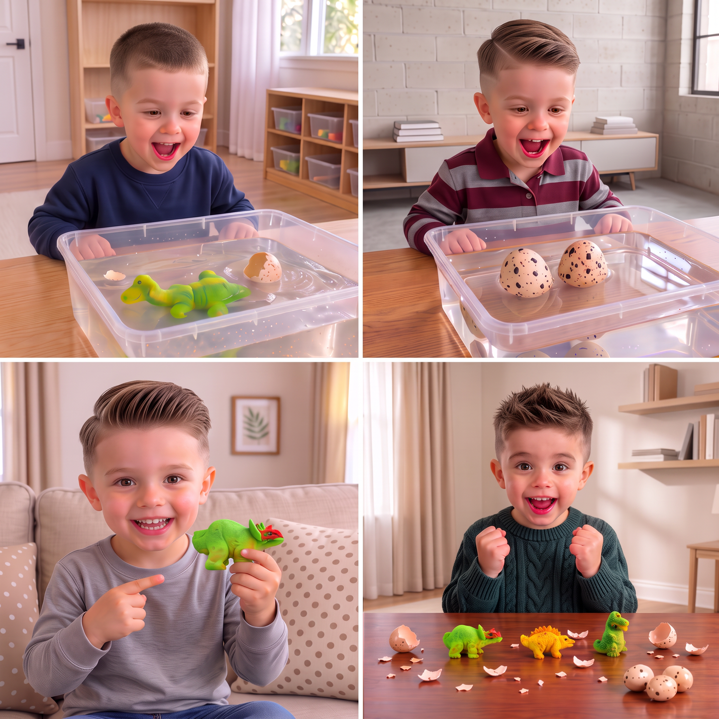 Educational Grow-in-Water Dinosaur Hatching Egg Toy for Kids