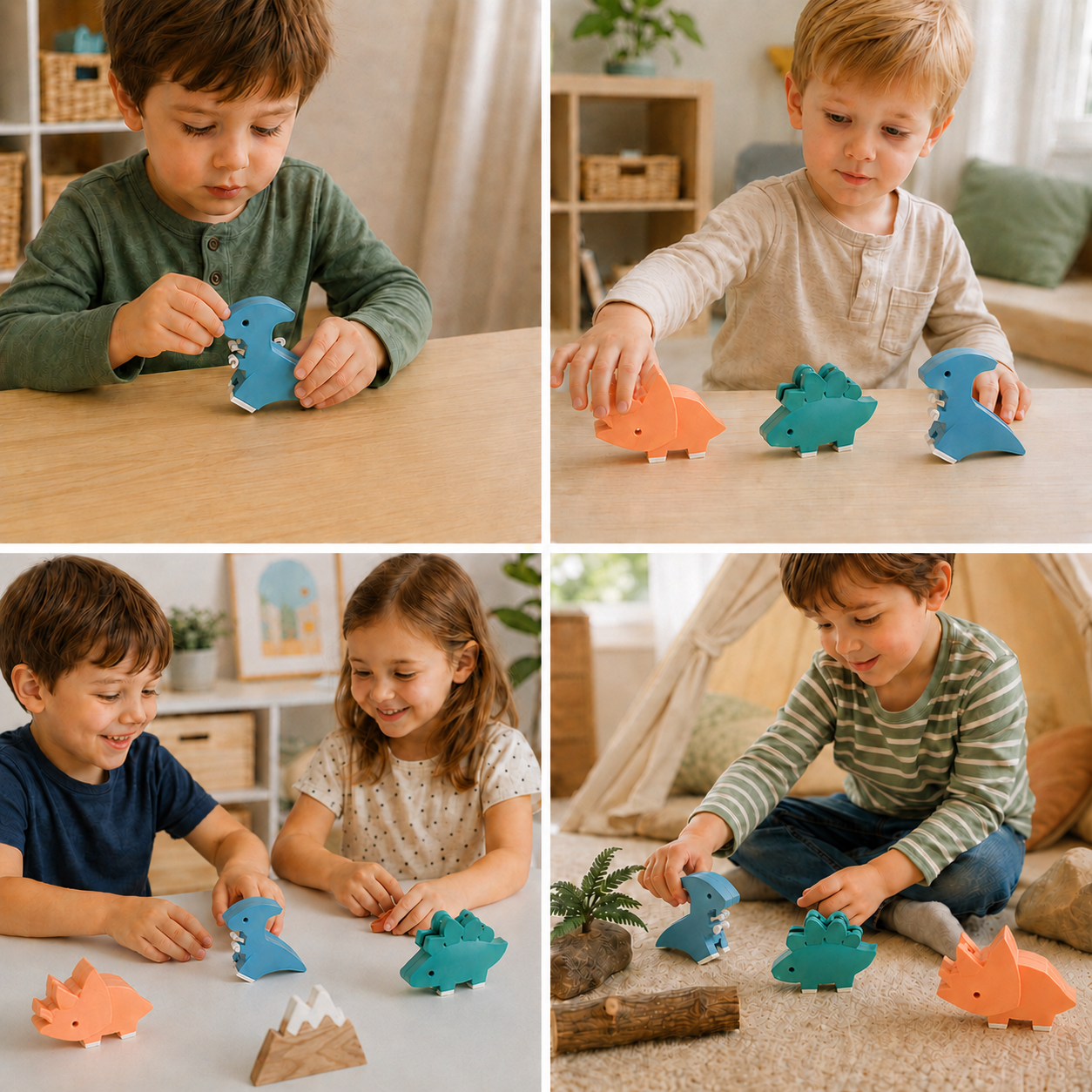 Magnetic Animal Skeleton Builder Set – STEM Take-Apart Learning Toy