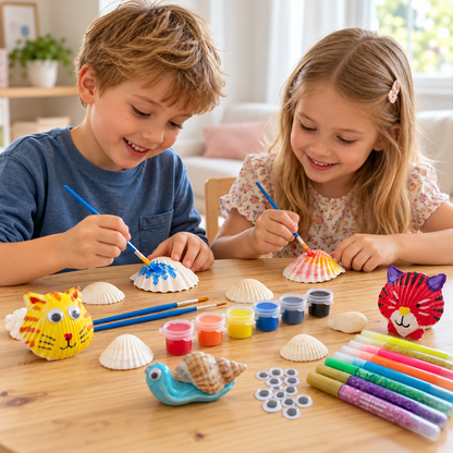 Glow in the Dark Sea Shell Painting & Craft Kit