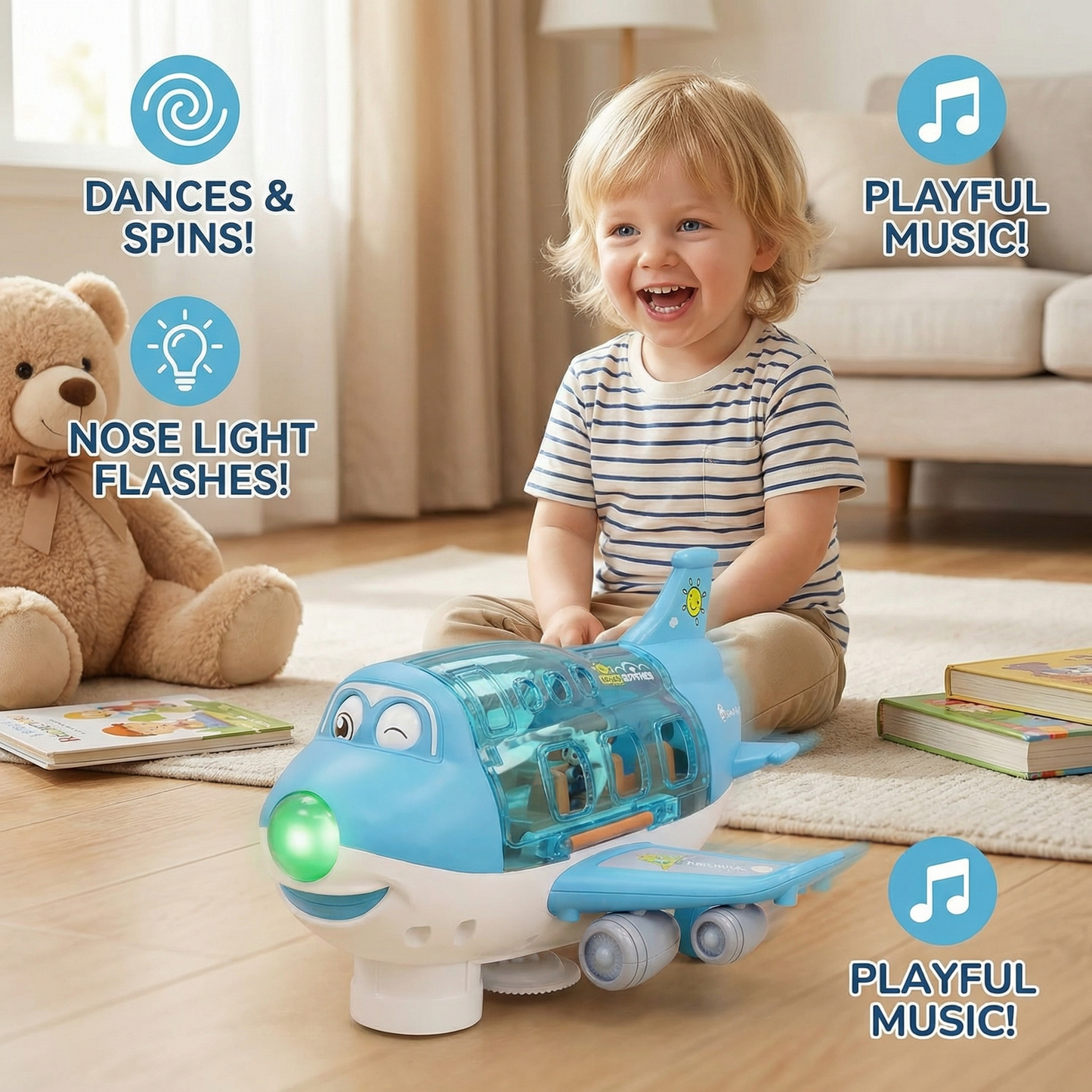 Funny & Dancing Aeroplane Toy