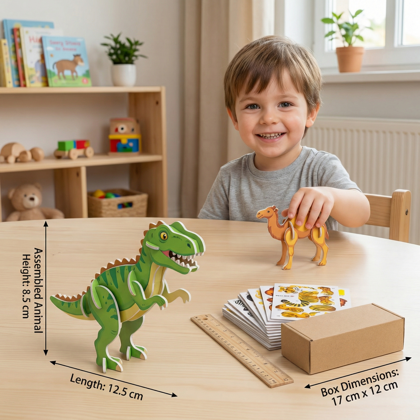 3D Cartoon Puzzle Set for Children