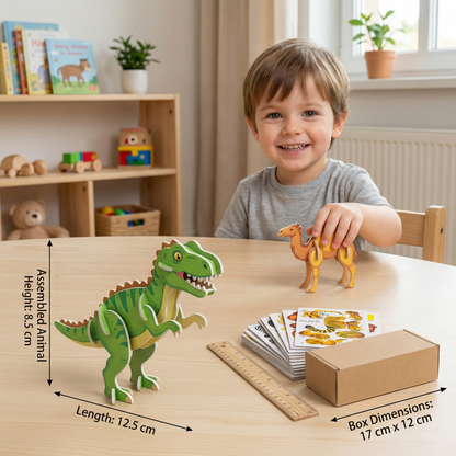 3D Cartoon Puzzle Set for Children