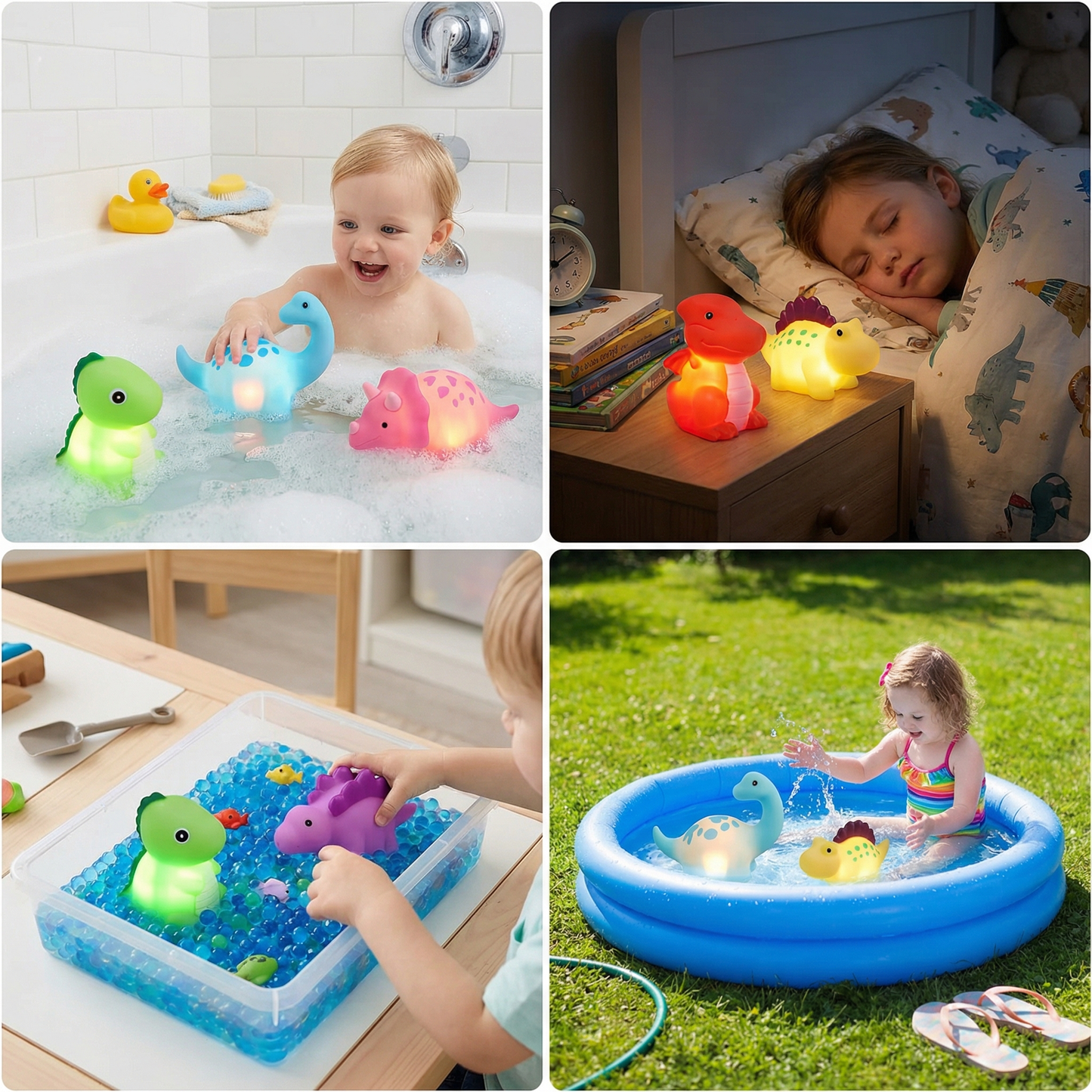 Light Up Dinosaur Bath Toy