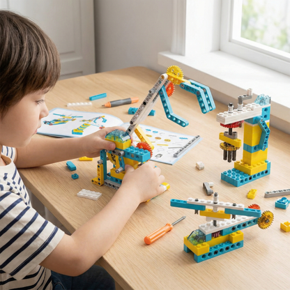 3in1 Science and Engineering Building Blocks Play Set