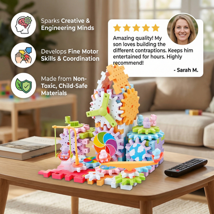 Rotating Montessori Building Blocks Toy