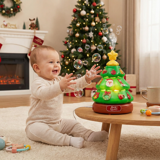 Music Bubble Christmas Tree with Stickers for Decorating