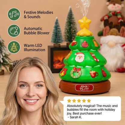 Music Bubble Christmas Tree with Stickers for Decorating