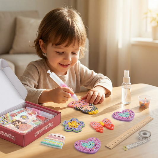 Magical Bead Painting – DIY Set for Kids