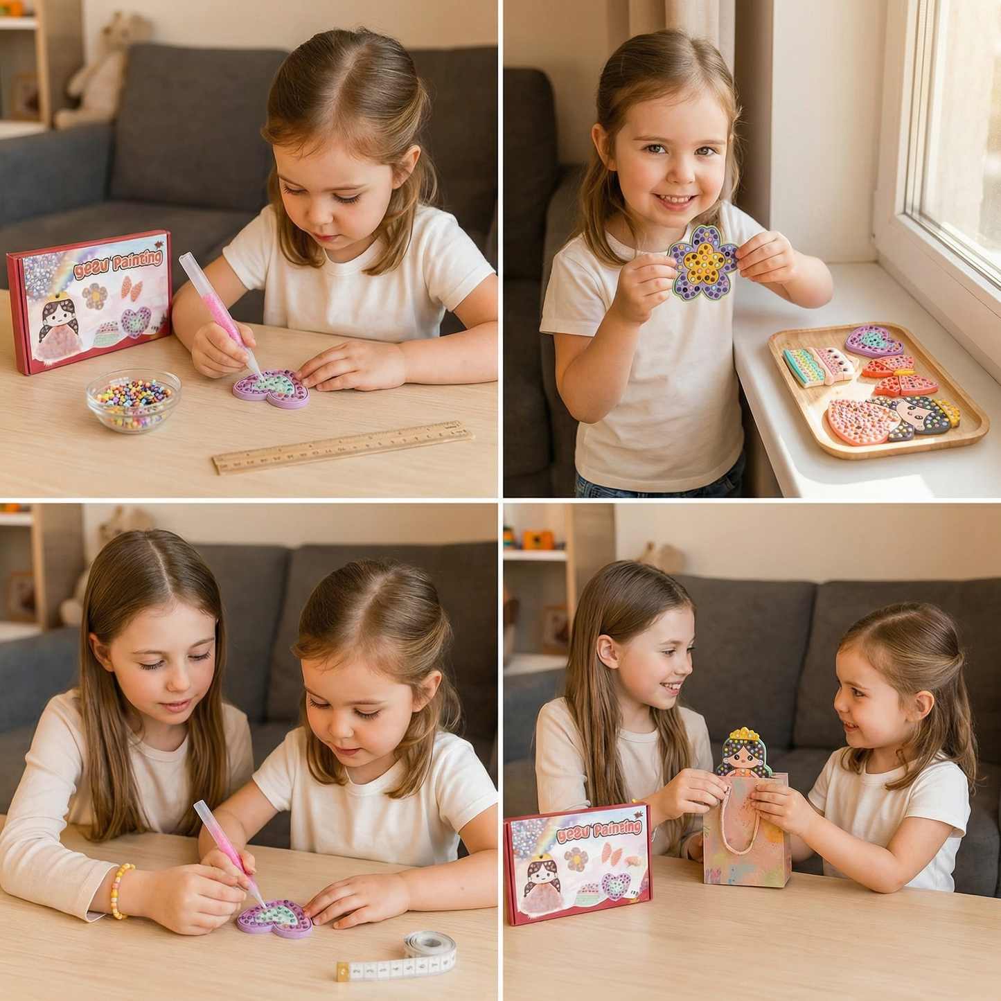 Magical Bead Painting – DIY Set for Kids