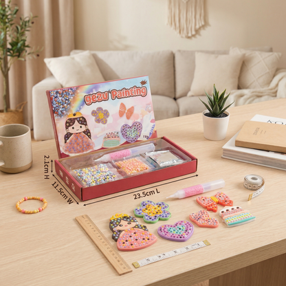 Magical Bead Painting – DIY Set for Kids