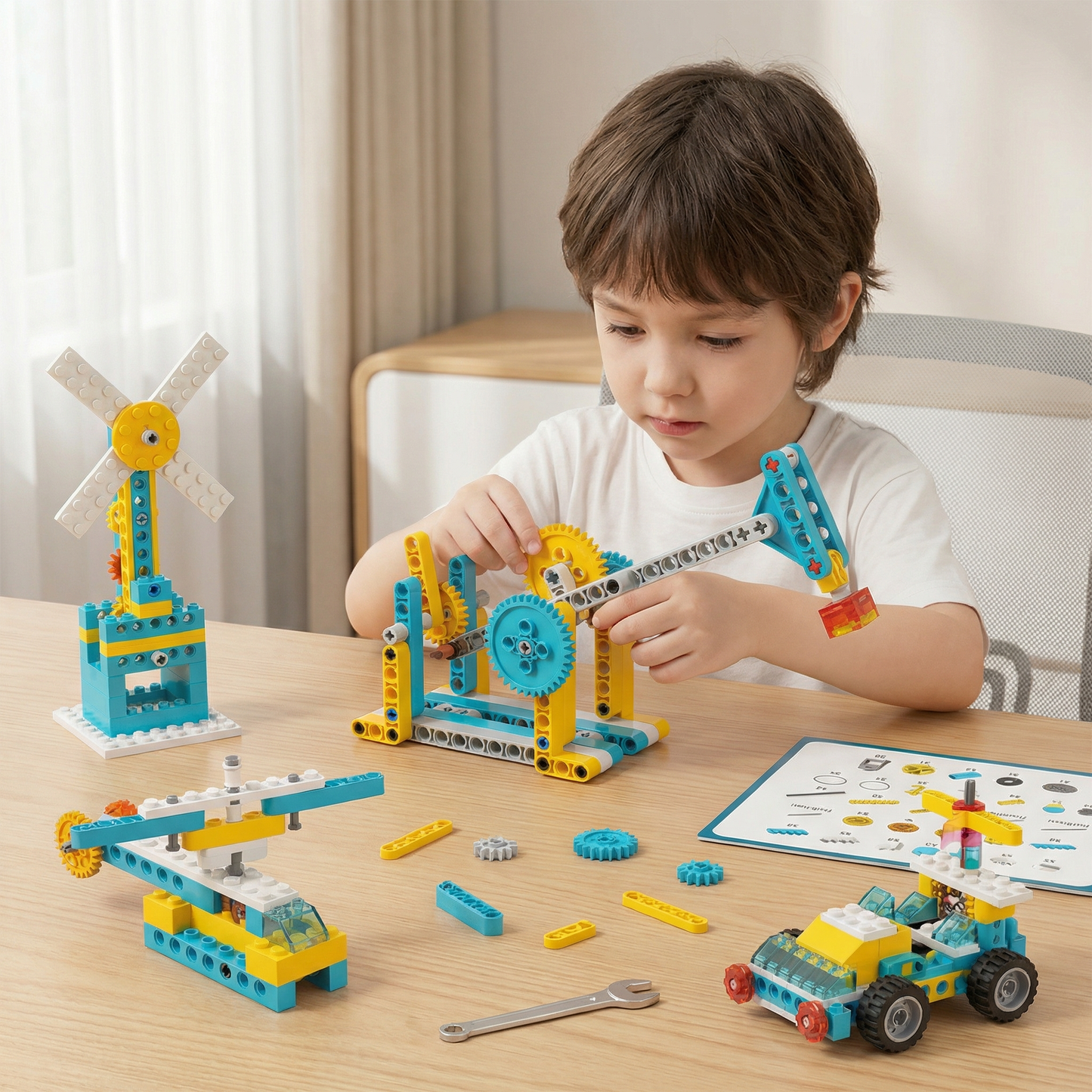 3in1 Science and Engineering Building Blocks Play Set
