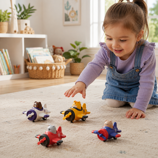 Press & Go Animal Airplane & Truck Toy for Kids