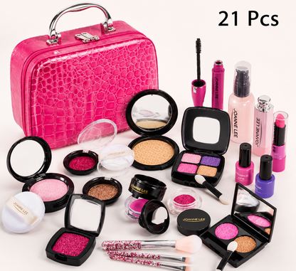 Make-up Play Set for Girls – Safe Kids Cosmetic Set with Practical Bag