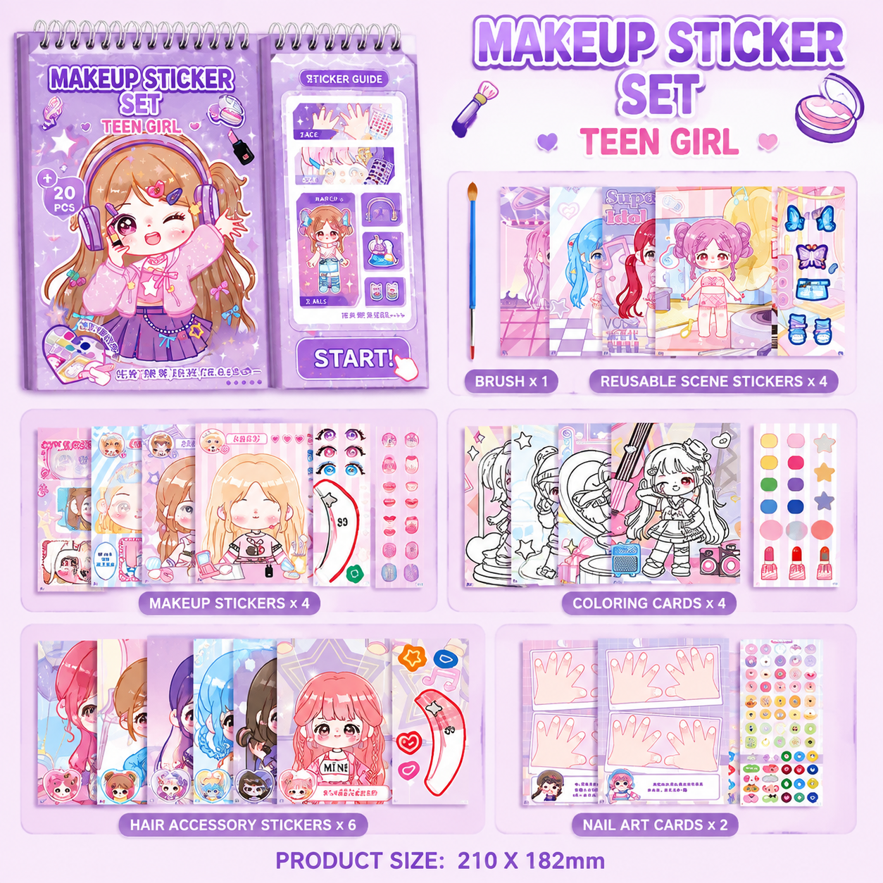 Princess Dress-Up Sticker Activity Book