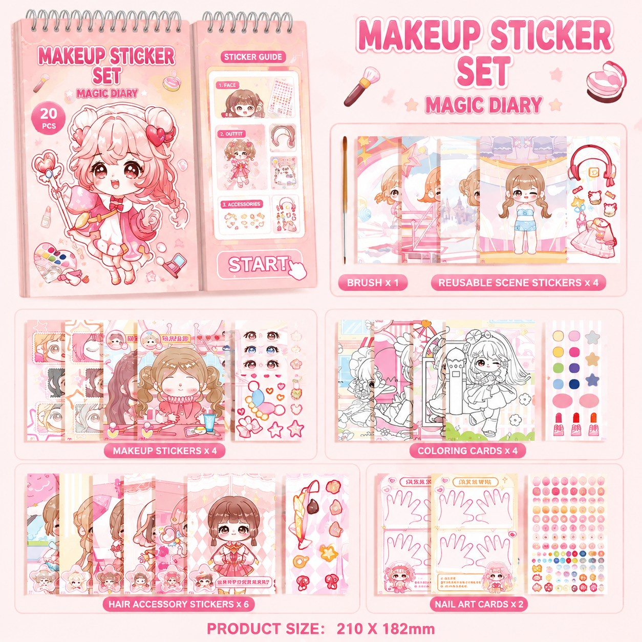 Princess Dress-Up Sticker Activity Book