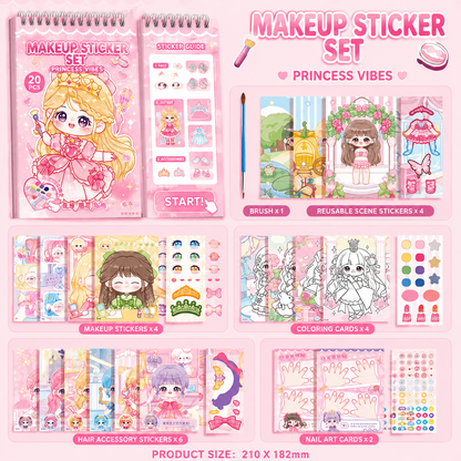 Princess Dress-Up Sticker Activity Book