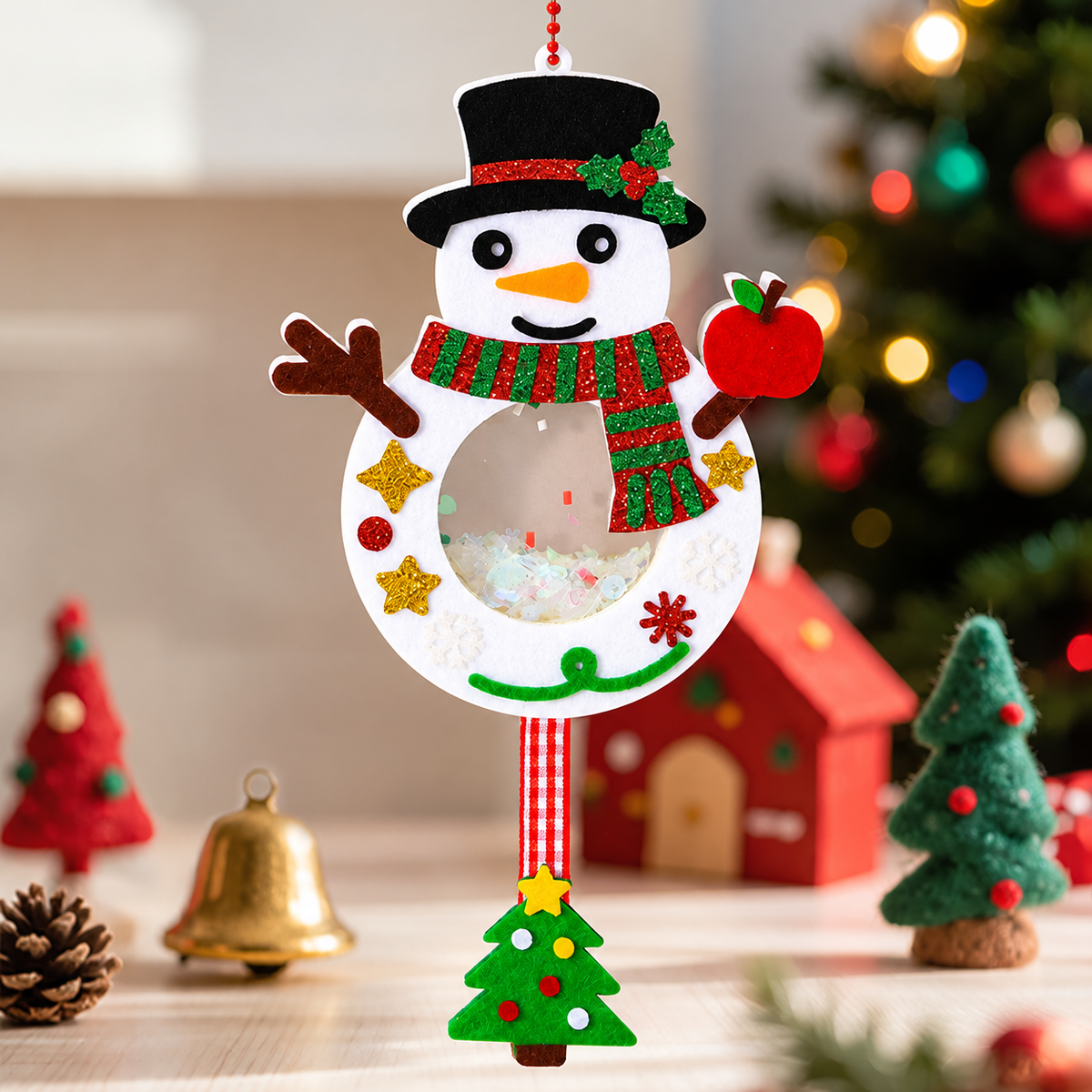 DIY Christmas Shaker Ornament Craft Kit for Kids