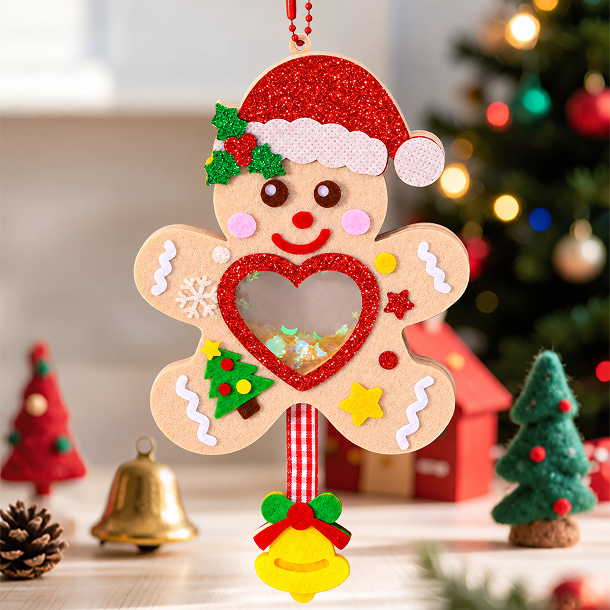 DIY Christmas Shaker Ornament Craft Kit for Kids