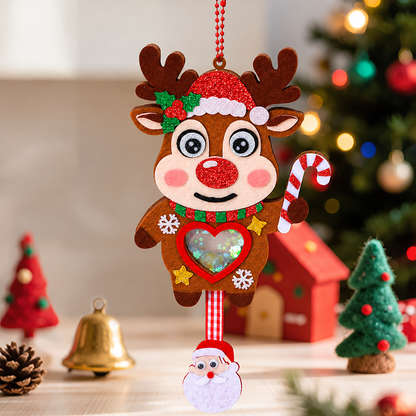 DIY Christmas Shaker Ornament Craft Kit for Kids