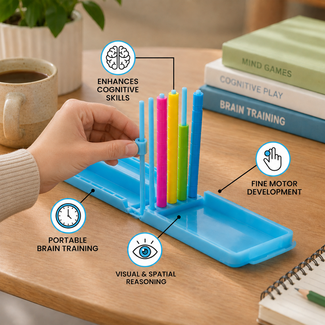 Mini Color Stack Challenge – Portable Brain Training Game